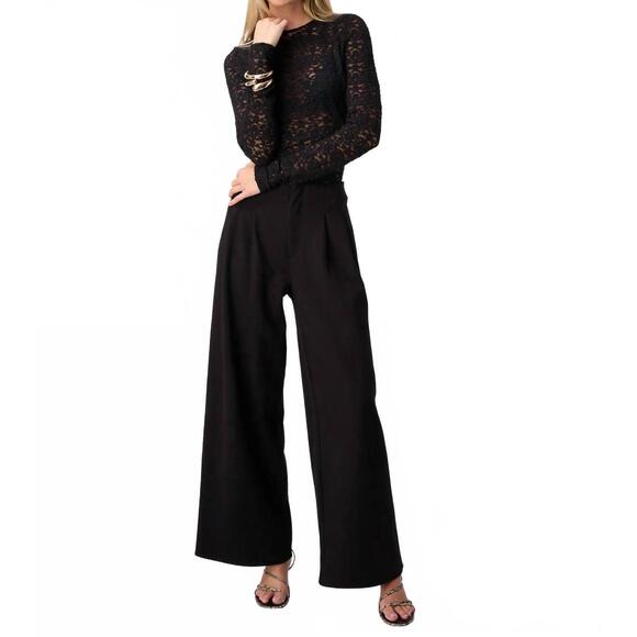 NEW CAMI NYC nahal high rise pant in black